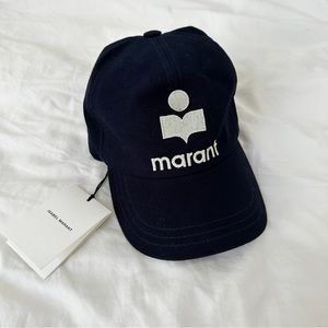 Isabel Marant Tyron Cap in Navy